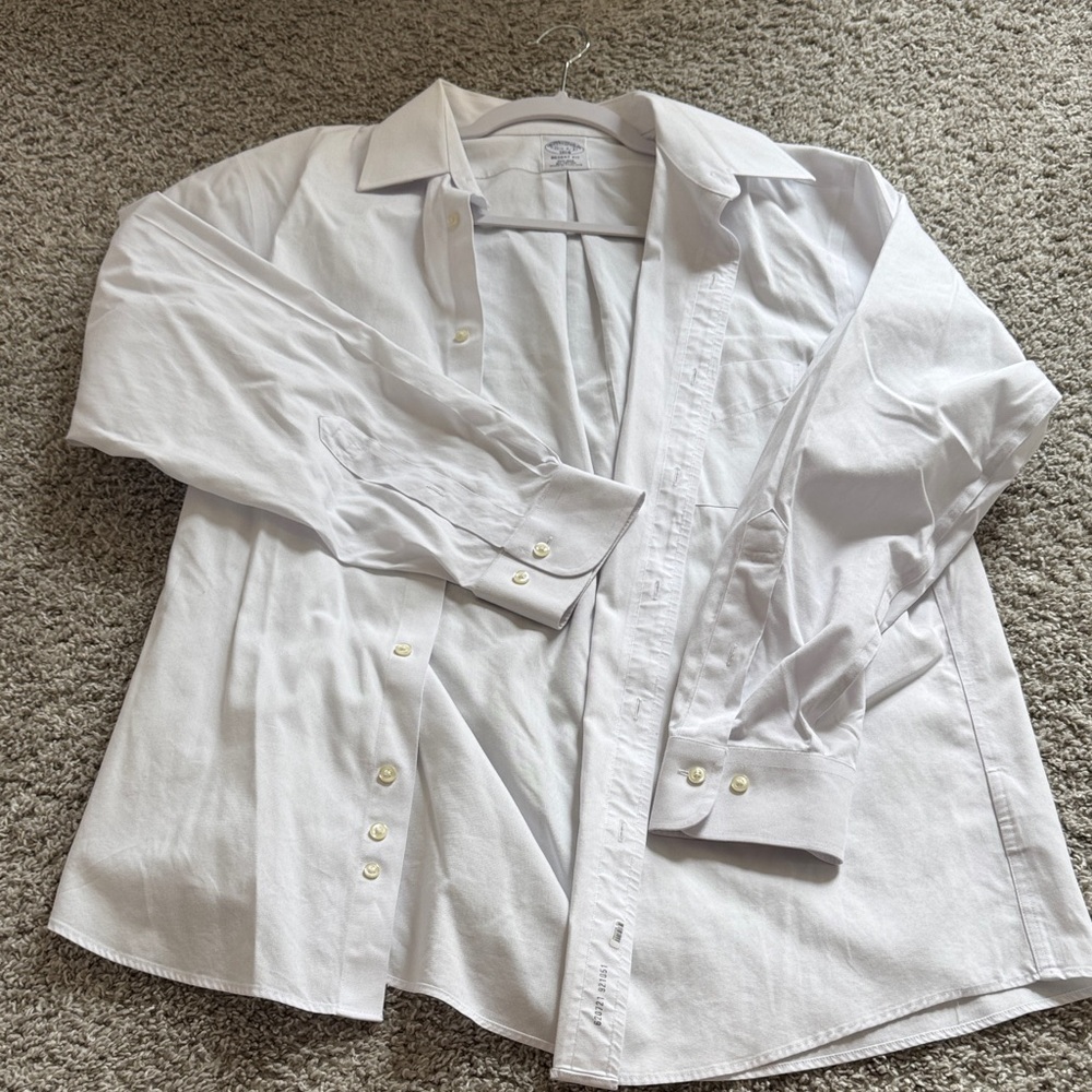 Brooks Brothers Classic White Dress Shirt regent